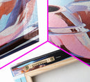 Saxophone, Jazz Music, Artistic Musician Art, Modern Wall Decor, Chic Abstract Painting, Music Room Accent, Framed Canvas Print