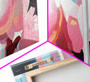 Abstract Sphere Art, Modern Pastel Aesthetic, Surreal Reflection Painting, Dreamy Minimalist Home Decor, Unique Wall Art, Canvas Print