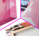 Mirror Ball, Feminine Glam Art, Abstract Reflection, Soft Pastel Aesthetic, Modern Minimalist Decor, Living Room Wall Art, Canvas Print