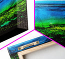 Ocean View, Tropical Water Scene, Coastal Home Art, Blue Green Landscape, Relaxing Beach Aesthetic, Tranquil Home, Canvas Print