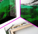 Green, Abstract, Canvas Print, Nature Artwork, Minimalist Home Decor, Textured Painting, Living Room Wall Art, Contemporary Decor
