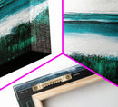 Ocean Waves, Blue Sea, Modern Coastal Art, Framed Canvas Print, Large Wall Art, Beach House Decor, Minimalist Art, Living Room Wall Art