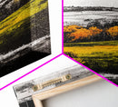 Rolling Hills, Fall Landscape, Scenic Wall Art, Canvas Print, Autumn Colors, Farmhouse Style, Rustic Decor, Warm Tones, Nature Inspired