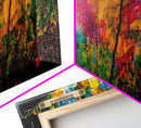 Colorful Reflections, Bold Abstract, Rainbow Wall Art, Canvas Print, Vibrant Art, Living Room Statement Piece, Artistic Home Decor