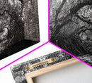 Mangrove Roots, Twisted Forest, Wild Nature, Moody Jungle, Framed Canvas Print, Rustic Living Room Art, Woodland Decor, Boho Vibes