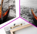 Rusted Anchor, Coastal Decay, Ocean Shore, Nautical Minimalism, Framed Canvas Print, Beach House Wall Art, Bathroom Wall Decor