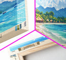 Alona Beach, Philippines Panoramic Print, Vacation Gift, Philippines Wall Art, Vacation Wall Art, Vacatation Memories, Beach Decor, Beach Or Lakehouse Art