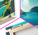 Bequia Island, Saint Vincent and the Grenadines Panoramic Print, Vacation Gift, Saint Vincent and the Grenadines Wall Art, Vacation Wall Art, Vacatation Memories, Beach Decor, Beach Or Lakehouse Art