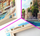 Corfu, Greece Panoramic Print, Vacation Gift, Greece Wall Art, Vacation Wall Art, Vacatation Memories, Beach Decor, Beach Or Lakehouse Art