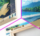 Dominical Beach, Costa Rica Panoramic Print, Vacation Gift, Costa Rica Wall Art, Vacation Wall Art, Vacatation Memories, Beach Decor, Beach Or Lakehouse Art
