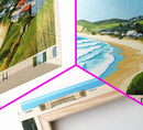 Gonubie Beach, South Africa Panoramic Print, Vacation Gift, South Africa Wall Art, Vacation Wall Art, Vacatation Memories, Beach Decor, Beach Or Lakehouse Art
