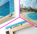 Lara Beach, Turkey Panoramic Print, Vacation Gift, Turkey Wall Art, Vacation Wall Art, Vacatation Memories, Beach Decor, Beach Or Lakehouse Art