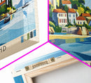 Molene Island, France Panoramic Print, Vacation Gift, France Wall Art, Beach Painting, Beach Decor, Beach Or Lakehouse Art
