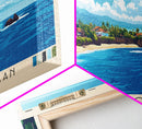 Nusa Lembongan, Indonesia Panoramic Print, Vacation Gift, Indonesia Wall Art, Beach Painting, Beach Decor, Beach Or Lakehouse Art