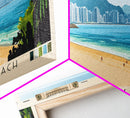 Repulse Bay Beach, Hong Kong Panoramic Print, Vacation Gift, Hong Kong Wall Art, Vacation Wall Art, Vacatation Memories, Beach Decor, Beach Or Lakehouse Art