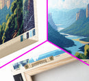The Basin, Australia Panoramic Print, Vacation Gift, Australia Wall Art, Beach Painting, Beach Decor, Large Wall Art, Wood Frame Art