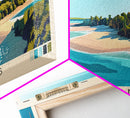 Tiwi Islands, Australia Panoramic Beach Print, Vacation Gift, Australia Wall Art, Beach Painting, Beach Decor, Beach Painting