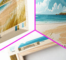 Traigh Ghael, Scotland Panoramic Print, Vacation Gift, Scotland Wall Art, Beach Painting, Beach Decor, Large Wall Art, Wood Frame Art