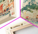 Capri, Italy Watercolor Beach Print, Vacation Gift, Italy Wall Art, Beach Painting, Beach Decor, Beach Painting