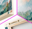 Dongtou, China Watercolor Print, Vacation Gift, China Wall Art, Beach Painting, Beach Decor, Large Wall Art, Wood Frame Art