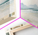 Langebaan Beach, South Africa Watercolor Print, Vacation Gift, South Africa Wall Art, Beach Painting, Beach Decor, Large Wall Art, Wood Frame Art