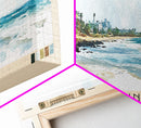 Palomino, Puerto Rico Watercolor Beach Print, Vacation Gift, Puerto Rico Wall Art, Beach Painting, Beach Decor, Beach Painting