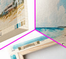 South Beach, Bahamas Watercolor Beach Print, Vacation Gift, Bahamas Wall Art, Beach Painting, Beach Decor, Beach Painting