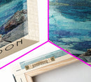 Blue Lagoon, Malasyia Watercolor Beach Print, Vacation Gift, Malasyia Wall Art, Beach Painting, Beach Decor, Beach Painting