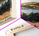 Bonaventure Island, Canada Watercolor Beach Print, Vacation Gift, Canada Wall Art, Beach Painting, Beach Decor, Beach Painting