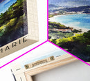 Ile Sainte-Marie, Madagascar Watercolor Print, Vacation Gift, Madagascar Wall Art, Beach Painting, Beach Decor, Large Wall Art, Wood Frame Art