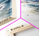 Konyaaltı Beaches, Turkey Watercolor Beach Print, Vacation Gift, Turkey Wall Art, Beach Painting, Beach Decor, Beach Painting