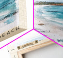 Llandudno Beach, South Africa Watercolor Print, Vacation Gift, South Africa Wall Art, Beach Painting, Beach Decor, Large Wall Art, Wood Frame Art