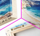 Navagio Beach, Greece Watercolor Beach Print, Vacation Gift, Greece Wall Art, Beach Painting, Beach Decor, Beach Painting