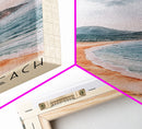 Ovabükü Beach, Turkey Watercolor Beach Print, Vacation Gift, Turkey Wall Art, Beach Painting, Beach Decor, Beach Painting