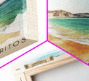 Playa Los Cerritos, Mexico Watercolor Beach Print, Vacation Gift, Mexico Wall Art, Beach Painting, Beach Decor, Beach Painting