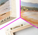 Sunset Beach, Thailand Watercolor Beach Print, Vacation Gift, Thailand Wall Art, Beach Painting, Beach Decor, Beach Painting