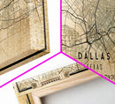 Dallas Map Canvas Print, Texas Map Print, Texas Wall Art, Dallas Map Poster, US, USA Maps, Dallas Maps, Map Gifts, Large Framed Map Print