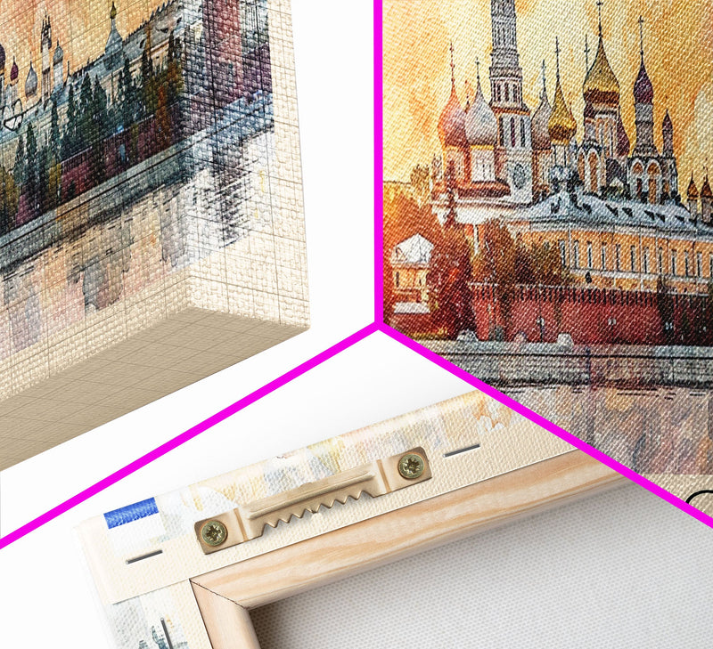 Belgorod Russia Travel Art, City Art, Framed Canvas Print or Metal Wall Art, Europe Travel Poster, Panoramic Wall Art, Extra Wide Wall Art