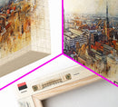 Bremen Germany Wall Art, Panoramic Travel Poster, Panoramic Framed Canvas Print, City Wall Art, Wall Hanging Home Decor, Travel Art