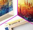 Rzeszow Poland Wall Art, Panoramic Travel Poster, Panoramic Framed Canvas Print, City Wall Art, Wall Hanging Home Decor, Travel Art