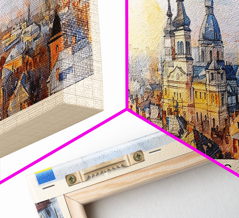 Vinnytsia Ukraine Travel Print Wall Art, Panoramic City Art, Travel Art, Wall Decor, Vacation Gift, Framed Canvas Print Or Metal Art