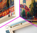 Bydgoszcz Poland Travel Art, City Art, Framed Canvas Print or Metal Wall Art, Europe Travel Poster, Panoramic Wall Art, Extra Wide Wall Art
