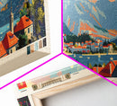 Niksic Montenegro Travel Print Wall Art, Panoramic City Art, Travel Art, Wall Decor, Vacation Gift, Framed Canvas Print Or Metal Art