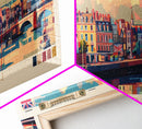 Portsmouth United Kingdom Wall Art, Panoramic Travel Poster, Panoramic Framed Canvas Print, City Wall Art, Wall Hanging Home Decor, Travel Art