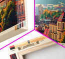 Wuppertal Germany Travel Art, City Art, Framed Canvas Print or Metal Wall Art, Europe Travel Poster, Panoramic Wall Art, Extra Wide Wall Art
