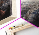 Ghent Belgium Cityscape Art, Framed Canvas Print, Living Room Wall Art, Travel Poster, Home Decoration, European Art
