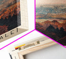 Halle Germany Scenic View Art, Framed Canvas Print, Bedroom Wall Art, Travel Poster Art, Home Decoration, German Wall Art