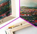 Karlovac Croatia Scenic View, Framed Canvas Print, Travel Poster, Wall Art, Living Room Decor, Cityscape Art, Modern Home Decoration, Croatian City