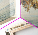 Lake Winnebago Framed Canvas Print, Lake House Decor, Panoramic Wall Art, Travel Poster, Beautiful Landscape Painting, Living Room Decor