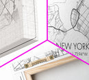 New York City Map, New York Art, Map Art, Minimalist Wall Art, Wall Art, Canvas Art, Bar Cart Wall Art, Teen Room Décor, Best Gifts For Her